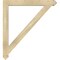 Ekena Millwork Traditional Arts & Crafts Rough Sawn Bracket, Douglas Fir, 4"W x 40"D x 44"H BKT04X40X44TRA03RDF - alternate 4